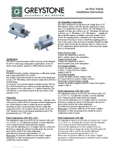 Greystone AFS-262-112 Installation guide