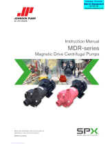 Johnson Pump MDR105 User manual