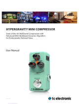 TC Electronic HYPERGRAVITY MINI COMPRESSOR User manual