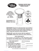 Outdoor Leisure td101 Owner's manual