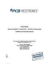 PCB Piezotronics 377A21 Installation guide