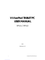 V@luePad VP112 User manual