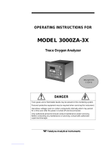 Teledyne 3000ZA-3X User manual