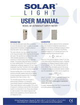 Solar Light 6D User manual