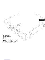 Cambridge Audio CD30 User manual