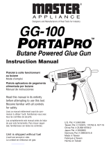 Master Appliance PORTAPRO GG-100 User manual