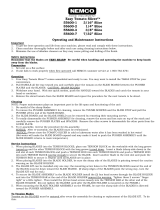 Nemco, Inc. 55600-2 Operating instructions