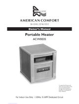 American Comfort Worldwide ACW0035 Owner's manual