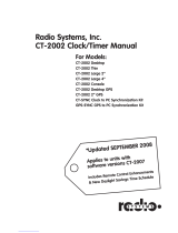 Radio Systems CT-2002 2" GPS User manual