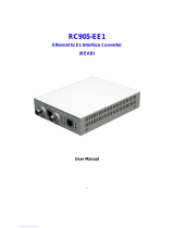 Raisecom RC905-EE1 User manual