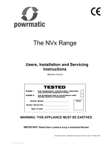 Powrmatic NVx75 User, Installation And Servicing Instructions