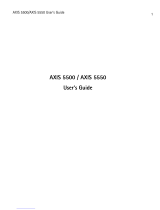Axis 5500 User manual