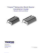 Tropos Networks 43102100 Installation guide