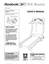 Reebok Fitness Treadmill RBTL16920 User manual