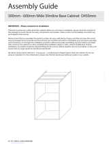 Solid Wood Kitchen Cabinets Slimline D450mm Assembly Manual