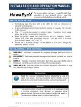 Hawkeye Mfg F33P Operating instructions