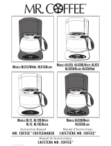 Mr. Coffee NLS12, NLS13, NLX20, NLX20D, NLX23, NLX23D, NLX26, NL12, NL12D, NL13, NL13D, NLX30, NLX33 User manual