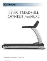True Fitness Treadmill PS900 User manual