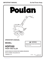 Poulan Pro HDF550 User manual