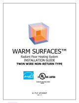 WARM SURFACES TW 03024 Installation guide