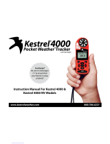 Kestrel 4000 User manual
