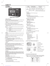 UNI-T UT521 Operating instructions