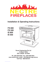 Nectre Fireplaces FS 800 Installation & Operating Instructions Manual