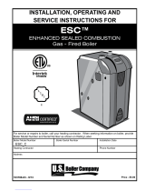 U.S. Boiler Company ESC9C Installation, Operating And Service Instructions