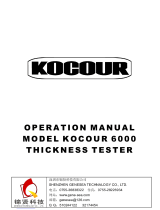 KOCOUR 6000 Operating instructions