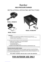 RAMBO RH31LT Installation & Operating Instructions Manual