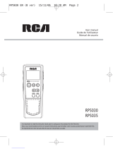 RCA RP5030 User manual