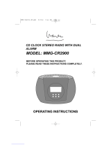 Memorex MMG-CR2900 User manual