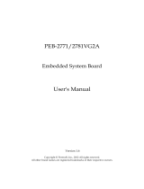 Portwell PEB-2771VG2A User manual