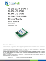 NimbeLink Skywire NL-SW-LTE-S7648 User manual