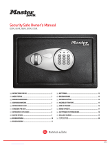 Master Lock X031ML Owner's manual