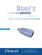 Hawking USB 10/100 Mbps User manual