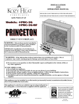 kozy heat PRINCETON RPC-36 Owner's manual