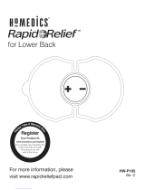 HoMedics Rapid+Relief HW-P105 User manual