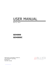 Allied Vision Technologies Prosilica GE4000C User manual