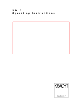 Kracht SD 1 Operating Instructions Manual