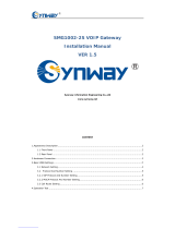 Synway SMG1002-2S Installation guide