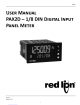 red lion PAX2D User manual