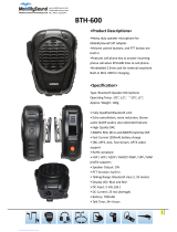 Mobility Sound BTH-600 User manual
