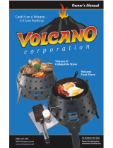 Volcano  II collapsible stove with propane attachment Owner's manual
