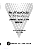 Vertex Water Products PureWaterCooler PureChill PWC-9100 Owners & Installation Manual