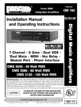 Paso Sound Products DMS 3040-40 User manual