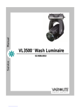 Vari Lite VL3500 Spot Luminaire User manual