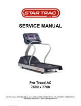 STAR TRAC FITNESS Pro Tread AC 7600 User manual