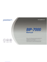 Pidion BIP-7000 User manual