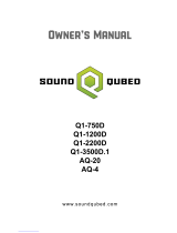 SoundQubed AQ-20 Owner's manual